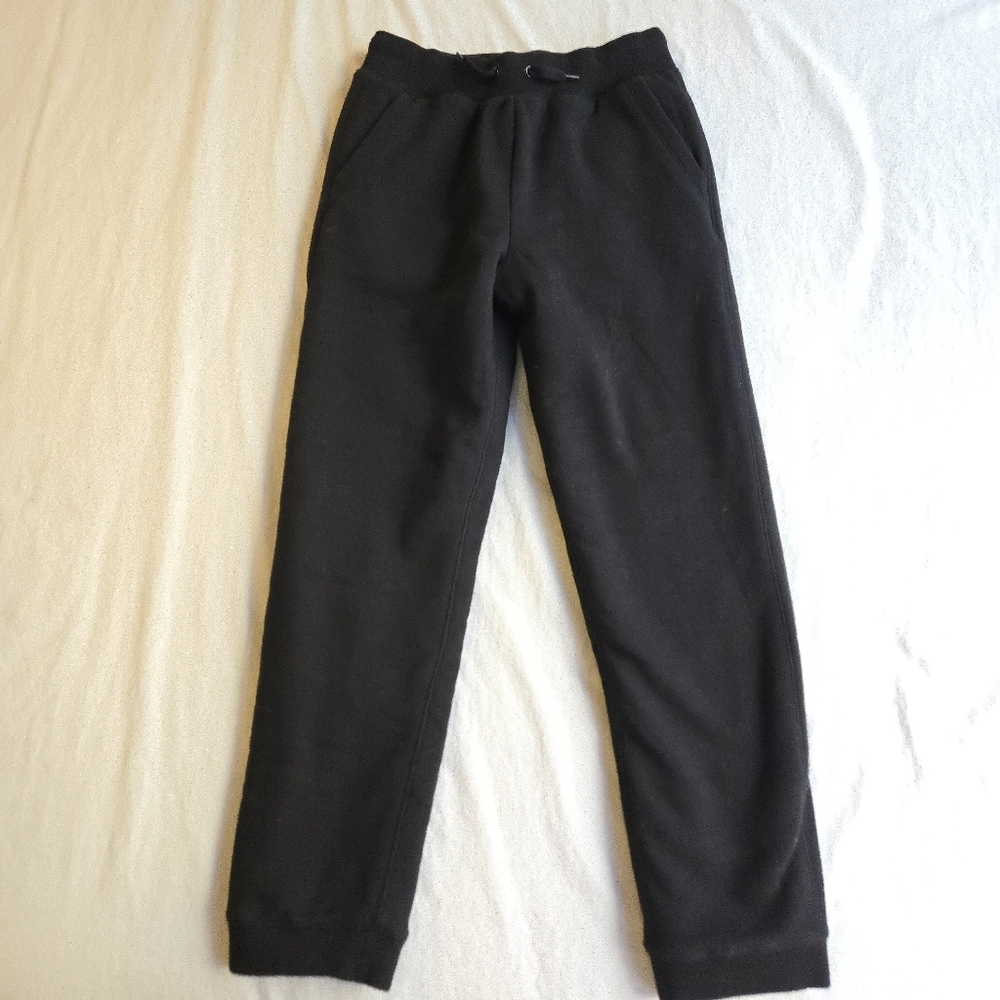 Gap Fleece Lined Black Cozy Slouch Jogger Pants Boys XXL 14-16